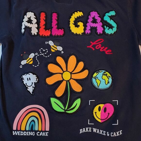 Wedding Cake Dark Blue All Gas T Shirt S - Picture 3 of 9